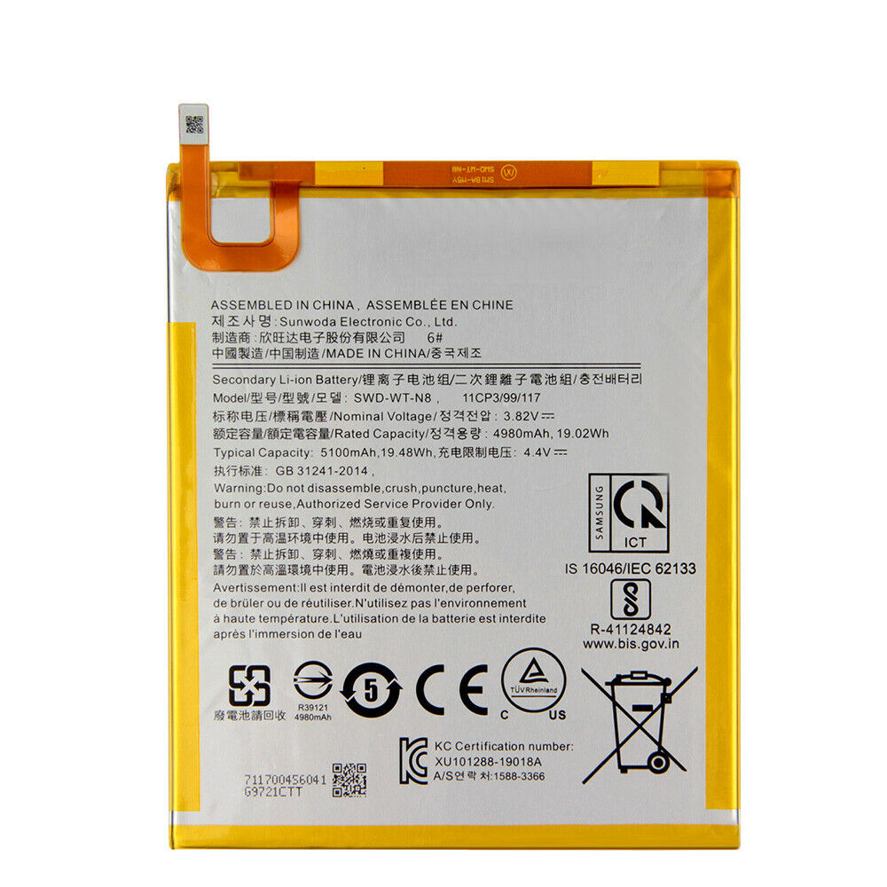 Batería para SAMSUNG SWD-WT-N8